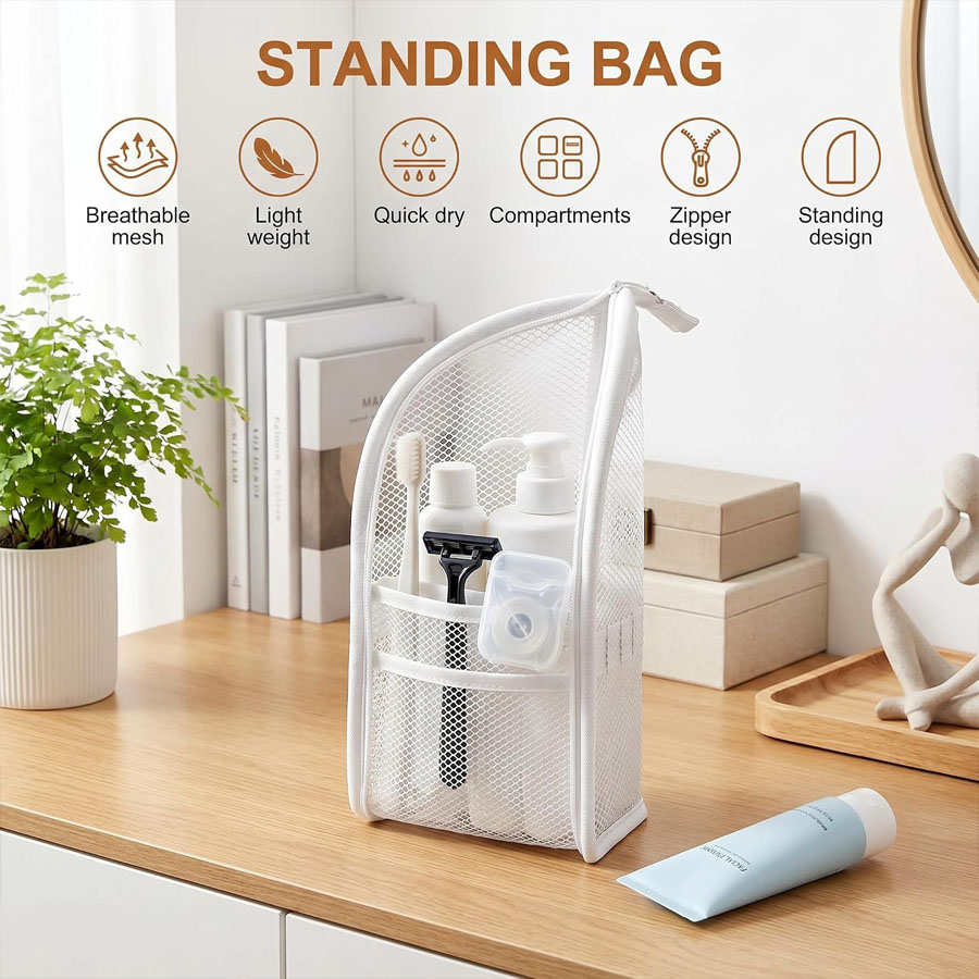 1 шт. портативная сетчатая кос – обзор и цена Travel Accessories Organizer Bag