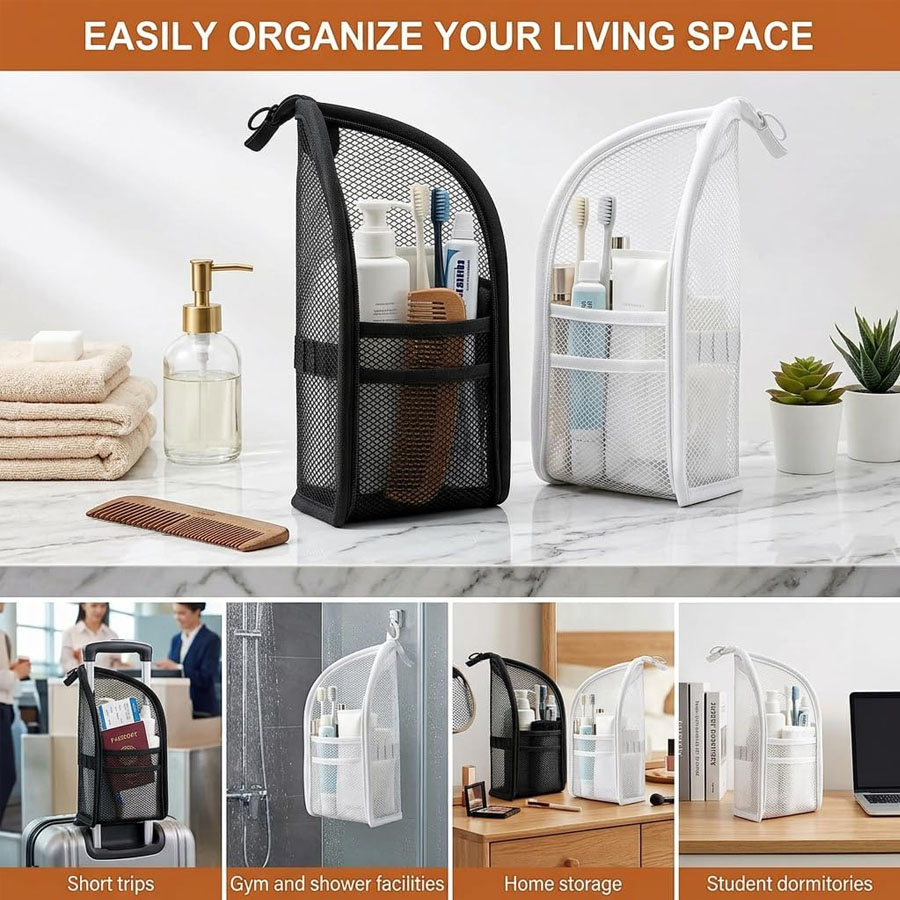 1 шт. портативная сетчатая кос – обзор и цена Travel Accessories Organizer Bag
